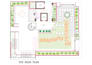 do rooftop terrace landscaping with cad and 3d visualization